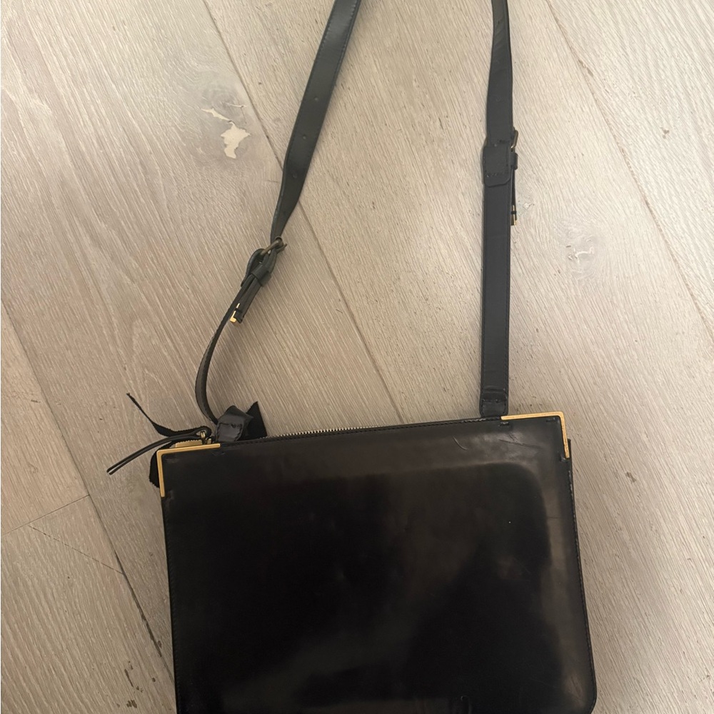 LANVIN black shoulder bag